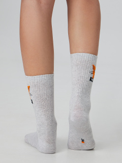 Носки Mark Formelle 217K-2667/23217K-1 св.серый_меланж_рис.2667 - фото 3