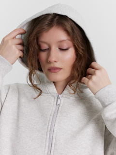 Толстовка Mark Formelle 362059/1/25-37093Ц-7П серый_меланж_4306_А - фото 5