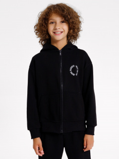 Толстовка Mark Formelle 363332/22/24167П-7П черный_печать_1_сл_на_пол_4_сл_на_спинке - фото 1