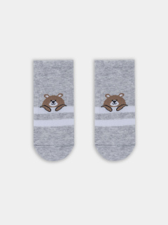 Носки Mark Formelle 406K-3180/B3-25406K св.серый_меланж_рис.3180 - фото 3