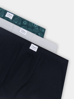 Трусы Mark Formelle 411122-3/25-5075П-5 узор_на_атлантике_св.серый_черный - фото 2