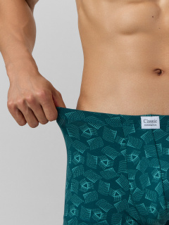 Трусы Mark Formelle 411122-3/25-5075П-5 узор_на_атлантике_св.серый_черный - фото 3