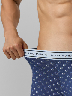 Трусы Mark Formelle 411124-3/25-5113П-5 узор_на_джинсовом_св.голубой_джинсовый - фото 5