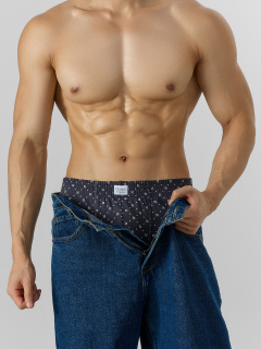 Трусы Mark Formelle 411143/25-5269П-5 нб_узор_сетка_на_т.сером - фото 5