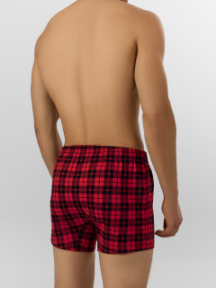 Трусы Mark Formelle 411152-2/25-5100П-0Н черная_клетка_на_красном_мелкая_набивка_на_черном - фото 2
