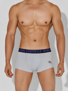 Трусы Mark Formelle 411188-2/25-5144П-5 св.серый_лошади_на_т.синем_2_сл_1тр_на_ЛВ_дет_пер - фото 1