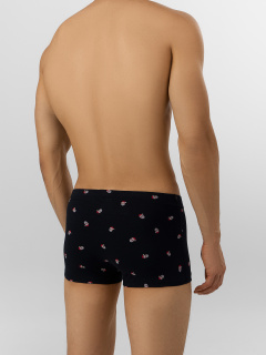 Трусы Mark Formelle 411229-2/25-5099П-5Н мелкая_набивка_на_черном_т.серый_декор - фото 5