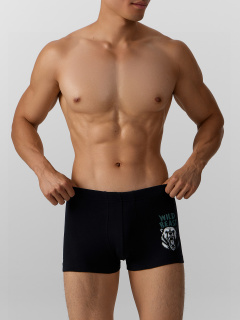 Трусы Mark Formelle 411229-2/25-5165П-5 черный_медведи_на_сером_меланже_3_сл_1тр_на_ЛВ_дет - фото 4