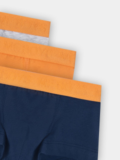 Трусы Mark Formelle 413354-3/25-36861Ц-5 оранжевый_серый_меланж_4306_А_синий - фото 2