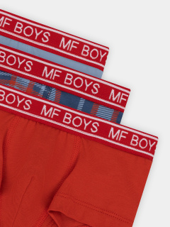 Трусы Mark Formelle 413354-3/25-36864П-5 серо_голубой_ярко_красный_красно_синяя_клетка - фото 2