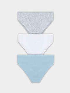 Трусы Mark Formelle 417748-3/25-22-38317П-0 голубой_печать2_1_сл_1тр_на_дет_пер_1_сл_2тр_д - фото 1