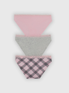 Трусы Mark Formelle 417750-3/25-15-36823П-5 клетка_черно_розовая - фото 1