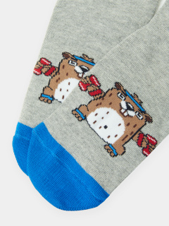 Носки Mark Formelle 430K-1347/B2-21430K-1 серый_меланж_рис.1347 - фото 2