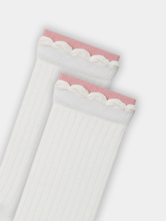 Носки Mark Formelle 430K-3166/B4-25430K-1 молочный_сухая_роза_рис.3166 - фото 1