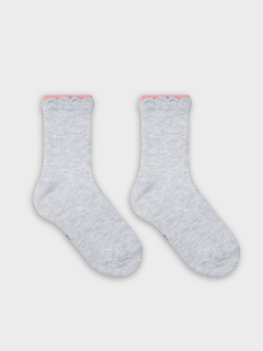 Носки Mark Formelle 430K-3166/B4-25430K-1 св.сер.меланж_сухая_роза_рис.3166 - фото 3