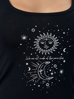 Топ, трусы Mark Formelle 442202/25-5-36989ПП-5 черный_созвездие_на_черном_1_сл_на_пол - фото 4