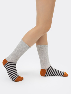 Носки Mark Formelle 444K-2074/B3-22444K-2 св.серый_меланж_рис.2074 - фото 1
