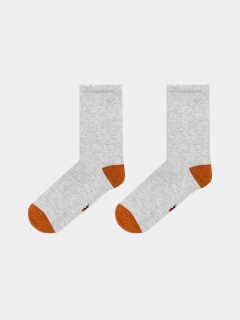 Носки Mark Formelle 444K-2075/B3-22444K-2 св.серый_меланж_рис.2075 - фото 3