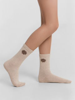 Носки Mark Formelle 444K-2775/B3-24444K бежевый_меланж_рис.2775 - фото 1