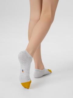 Носки Mark Formelle 453K-3202/B4-25453K св.серый_меланж_рис.3202 - фото 2