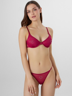 Бюстгальтер Mark Formelle 512625/25-37861Ц-10-3 бордовый_Аппликация_из_страз_(стекло) - фото 1