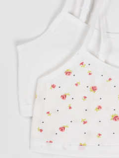 Топ Mark Formelle 517718-2/25-37987П-5 белый_цветочки_на_белоснежном - фото 2