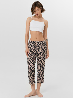 Бриджи Mark Formelle 522241/25-39112ПП-0 зебра_на_холодном_бежевом - фото 1