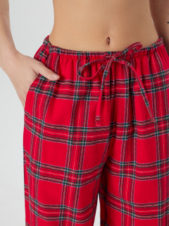 Брюки Mark Formelle 532431-2/25-37522ПП-9 клетка_на_красном - фото 4