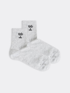 Носки Mark Formelle 556U-1636/22556U св.серый_меланж_рис.1636 - фото 1