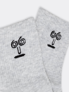 Носки Mark Formelle 556U-1636/22556U св.серый_меланж_рис.1636 - фото 3