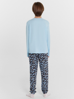 Брюки, джемпер Mark Formelle 563323/24-30520ПП-0 насыщенный_голубой_змейки_на_графите_3_сл_на_пол - фото 3