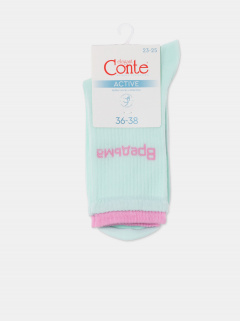 Носки CONTE ACTIVE бледно-бирюзовый 22С-29СП - фото 1