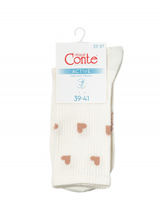 Носки CONTE ACTIVE молочный 20С-20СП - фото 1