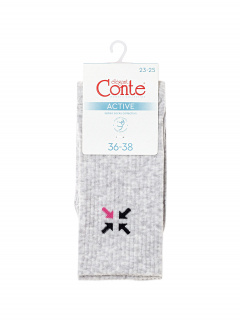 Носки CONTE ACTIVE светло-серый 20С-20СП - фото 1
