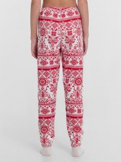 Брюки, джемпер Mark Formelle 567740/24-30727ПП-5 красный_новогодний_орнамент_2_сл_на_пол - фото 5