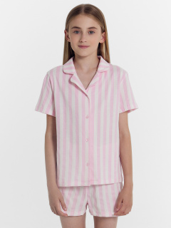 Рубашка, шорты Mark Formelle 567745/25-37342ПП-0 розовая_полоска - фото 2