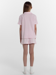 Рубашка, шорты Mark Formelle 567745/25-37342ПП-0 розовая_полоска - фото 4