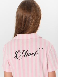 Рубашка, шорты Mark Formelle 567745/25-37343ПП-0 розовая_полоска_Minsk_1_сл_на_спинке - фото 3