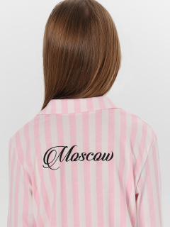 Брюки, рубашка Mark Formelle 567754/25-37347ПП-0 розовая_полоска_Moscow_1_сл_на_спинке - фото 3