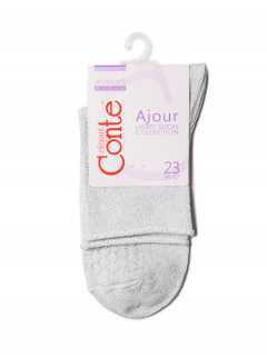 Носки CONTE AJOUR светло-серый 19С-186СП - фото 3
