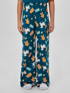 Брюки, джемпер Mark Formelle 567760/25-37280ПП-0 зеленый_НГ_печеньки_на_зеленом_3_сл_на_пол - фото 4