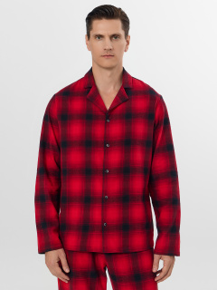 Брюки, рубашка Mark Formelle 591047/24-5071ПП-9 красная_клетка_на_черном - фото 1