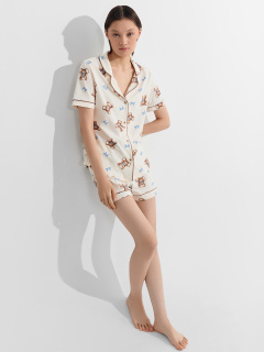 Рубашка, шорты Mark Formelle 592478/25-38954ПП-0 мишки_на_молочном1 - фото 4