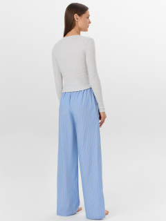 Брюки, джемпер Mark Formelle 592549/25-34938ПП-14 серый_меланж_4306_А_белые_полосы_на_т.голубом - фото 5