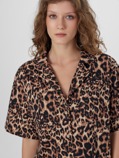 Брюки, рубашка Mark Formelle 592554/25-34625ПП-0 леопард_на_песочном - фото 4