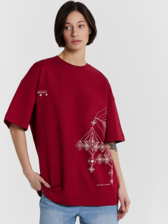 Футболка Mark Formelle 112953/24-26463П-0 вино_печать_3_сл_на_пол_Д - фото 2