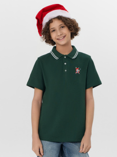 Майка Mark Formelle 113430/1/25-38118Ц-11-2 т.зеленый_669_W_вышивка - фото 2