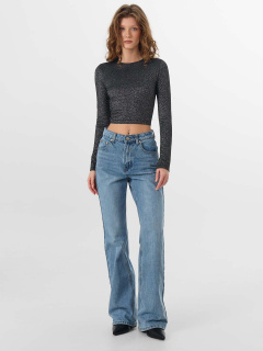 Джемпер Mark Formelle 122901/25-38289Ц-10 черный_с_люрексом_серебро - фото 4