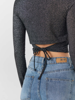 Джемпер Mark Formelle 122901/25-38289Ц-10 черный_с_люрексом_серебро - фото 3