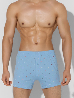 Трусы Mark Formelle 411152-3/25-5323П-0 узор_на_п.голубом_узор_на_гл.синем_узор_на_черном - фото 2